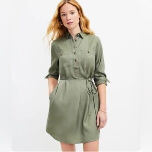Ann Taylor LOFT Pocket Shirtdress